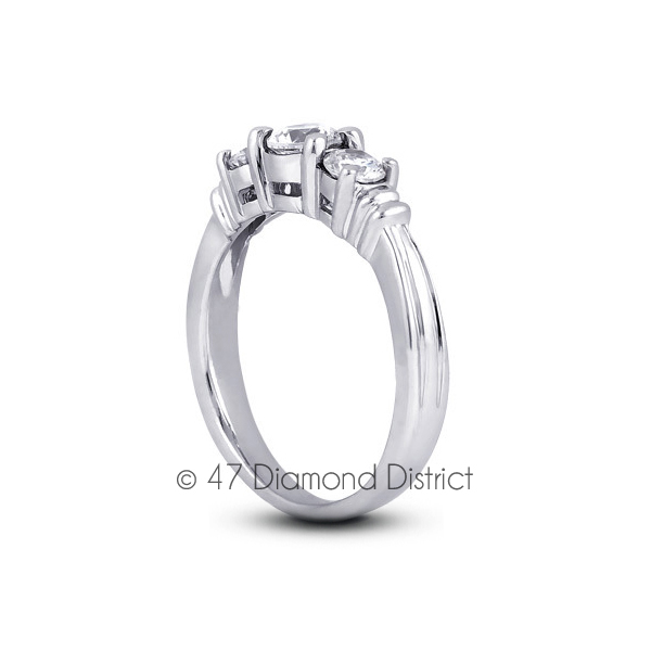 2-11-CT-F-VS1-Round-Natural-Diamonds-14K-Gold-Vintage-Style-Engagement-Ring